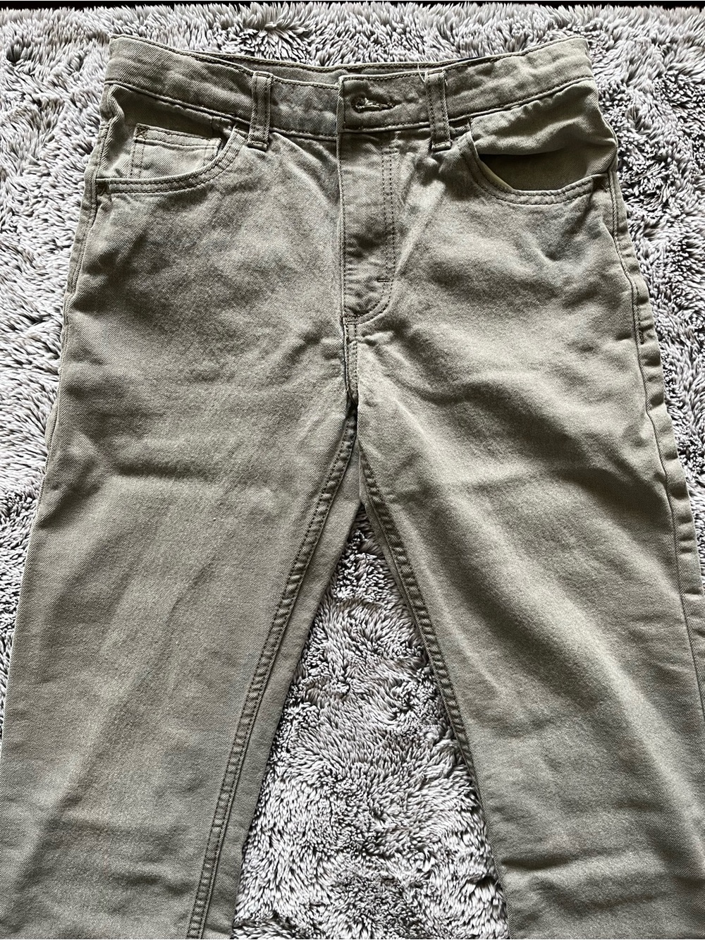 Youth Wrangler Regular Cut Grey Denim Jeans with adjustable waist